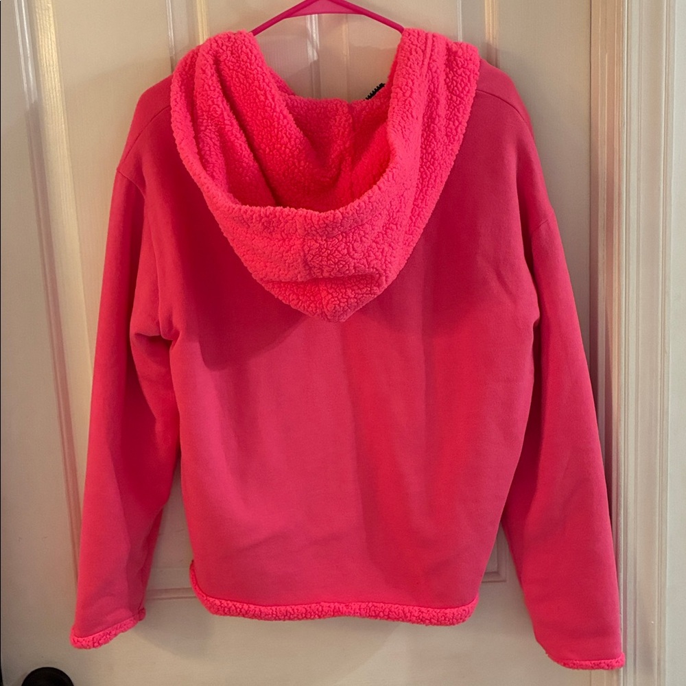 Victoria's Secret 🥳2xHP🥳 PINK Vibrant Pink Zip-up Hoodie Jacket - Picture 7 of 8